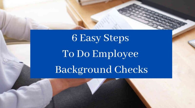 Employee Background Checks